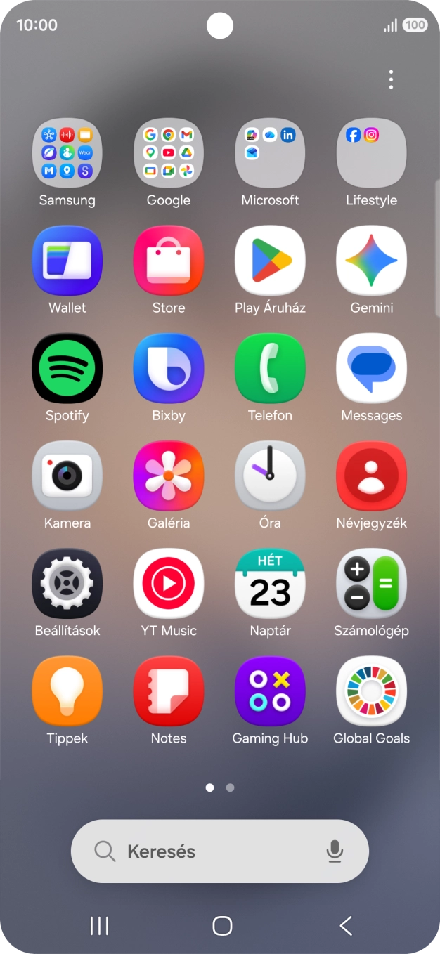 Válaszd a Play Áruház lehetőséget. Válaszd a Play Áruház lehetőséget.