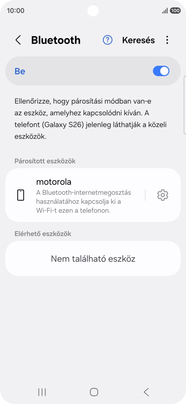 A befejezéshez, és ahhoz, hogy visszatérhess a főképernyőhöz, nyomd meg a főgombot.