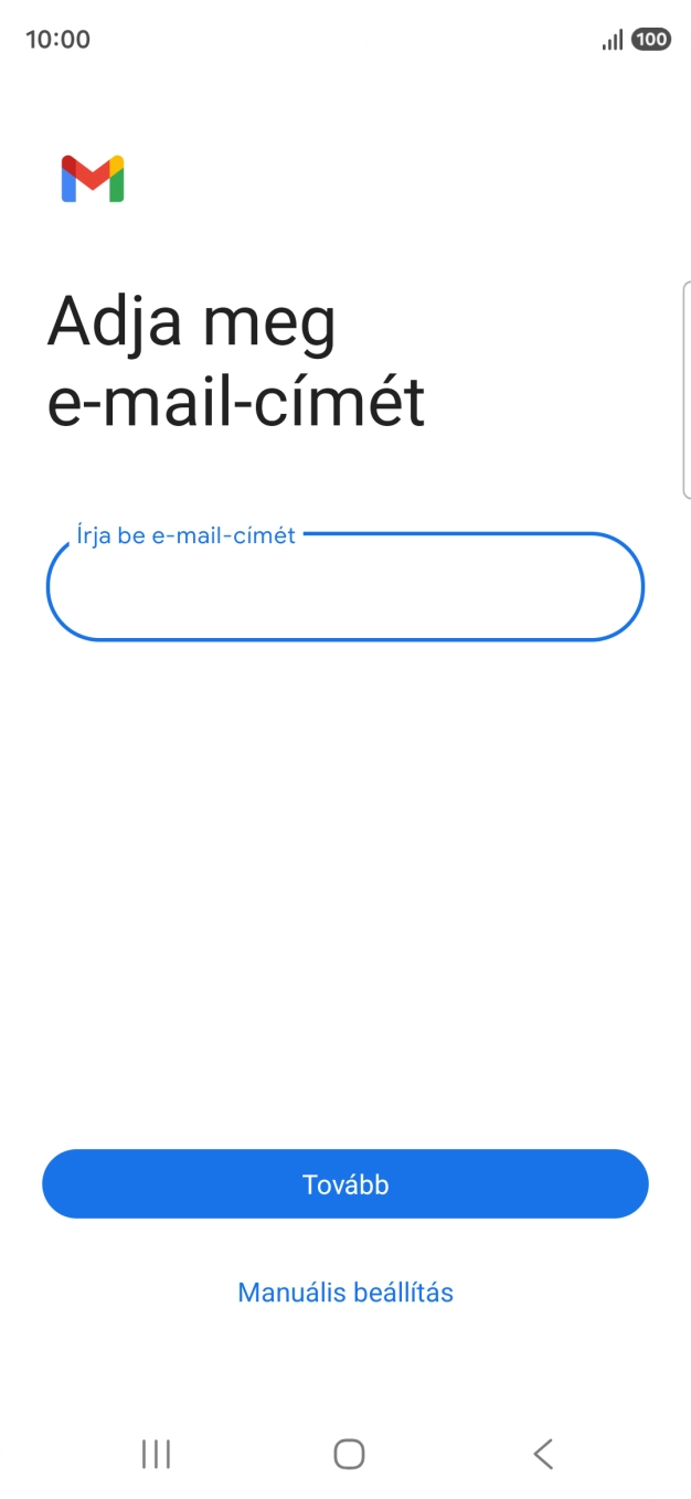 Válaszd a Tovább lehetőséget.