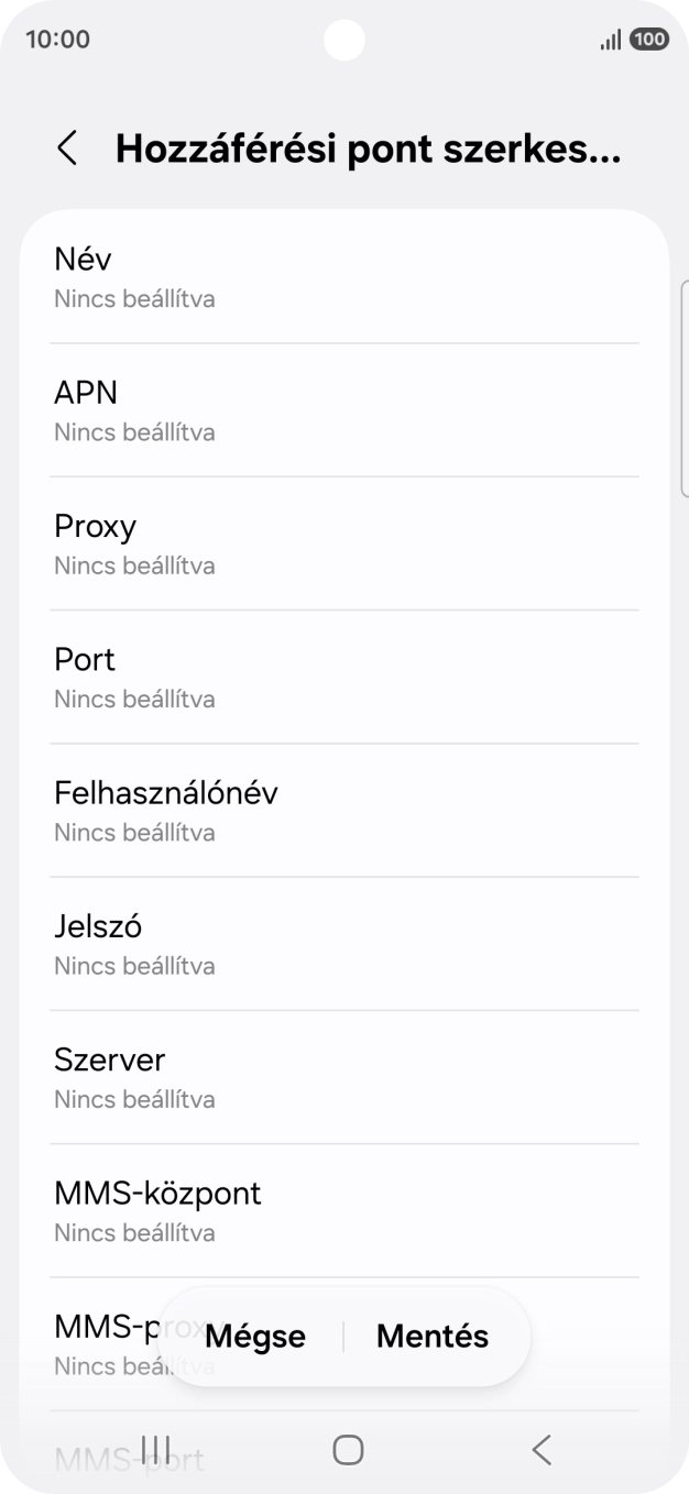 Válaszd a Név lehetőséget.