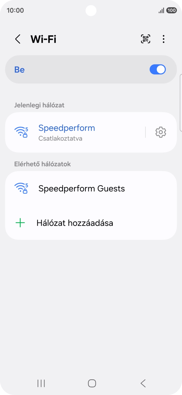 A befejezéshez, és ahhoz, hogy visszatérhess a főképernyőhöz, nyomd meg a főgombot.