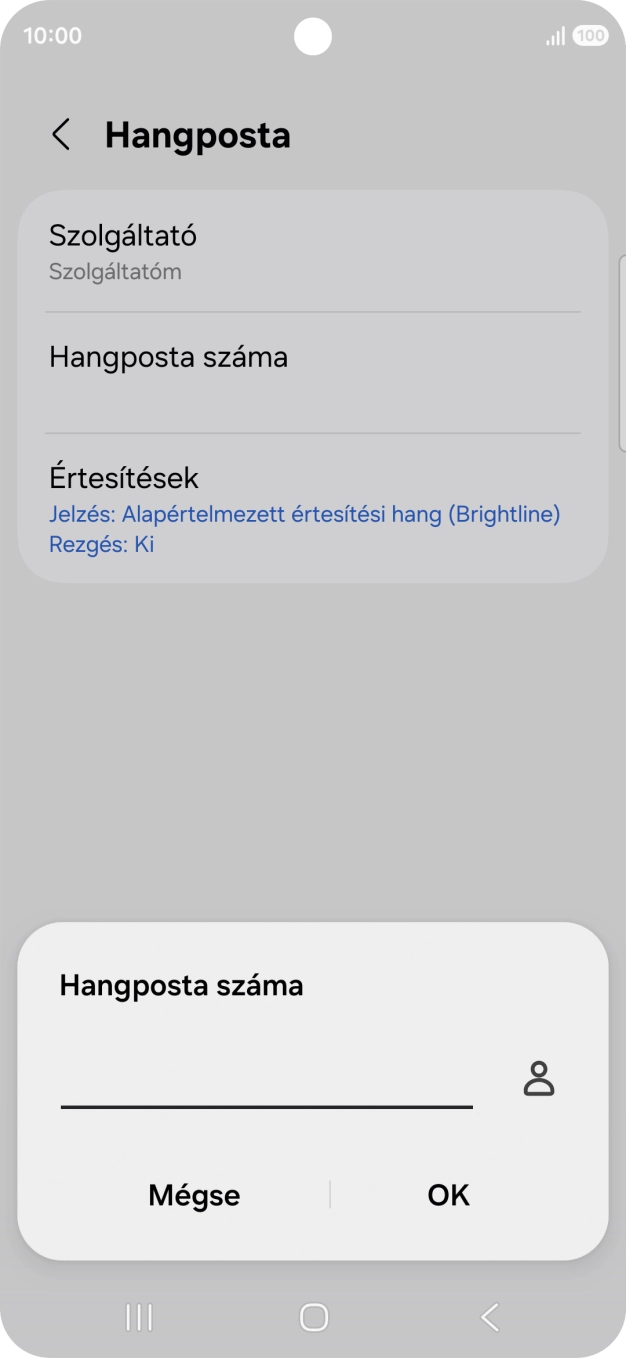 Írd be azt, hogy +36709090999, és válaszd az OK lehetőséget. Írd be azt, hogy +36709090999, és válaszd az OK lehetőséget.