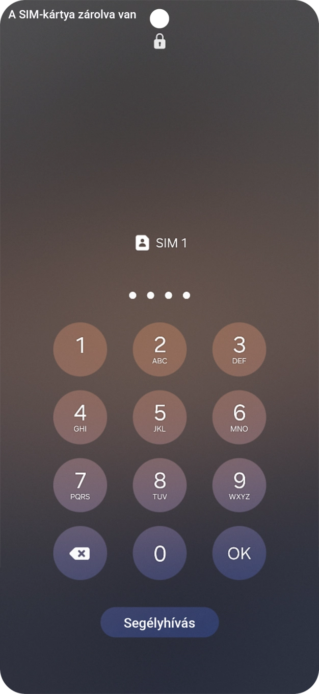 Amennyiben a telefon kéri, írd be a PIN-kódodat, és válaszd az OK lehetőséget.