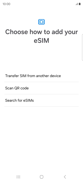 Press Scan QR code.