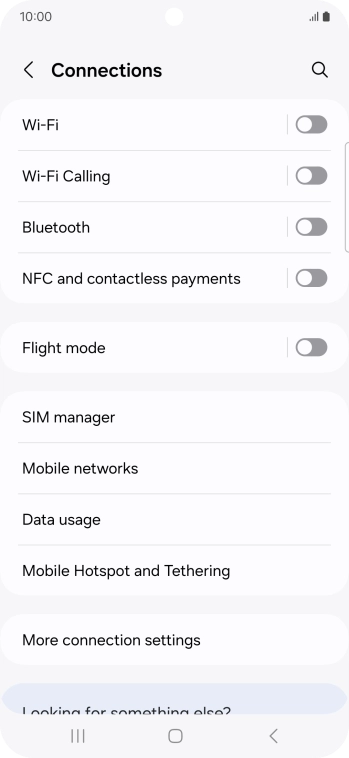 Press Wi-Fi. Press Wi-Fi.