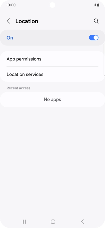 Press App permissions. Press App permissions.