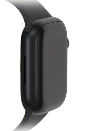 Imagen 3: Vista del lateral izquierdo del Apple Watch Series 8 - Black