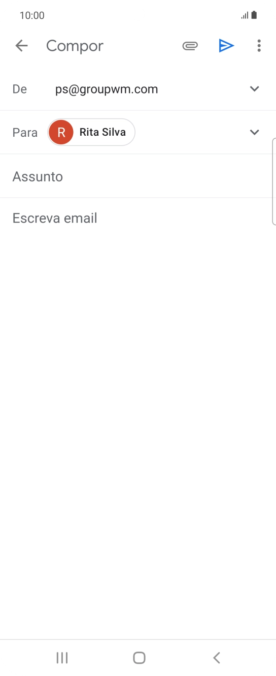 Prima Assunto e introduza o assunto pretendido.