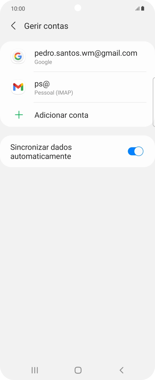Prima a tecla de início para terminar e voltar ao ecrã inicial.