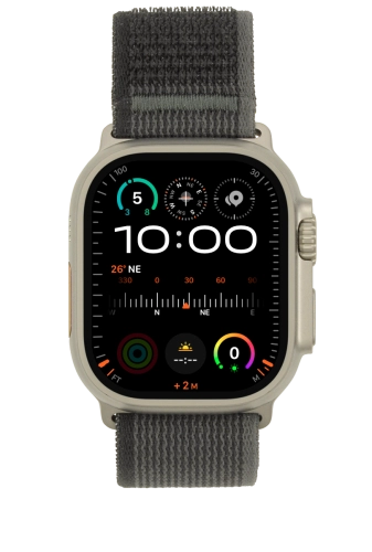 Imagen 1: Vista frontal del Apple Watch Ultra - DarkGray