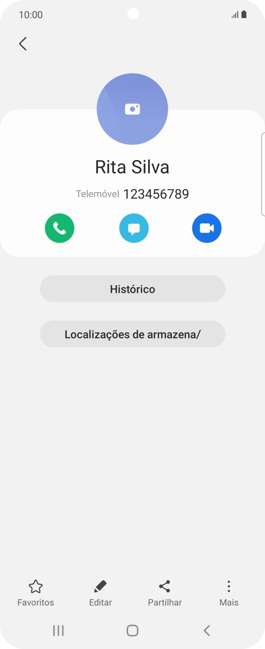Prima a tecla de início para terminar e voltar ao ecrã inicial.