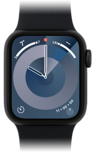Imagen 1: Vista frontal del Apple Watch SE (2nd Gen) - Black