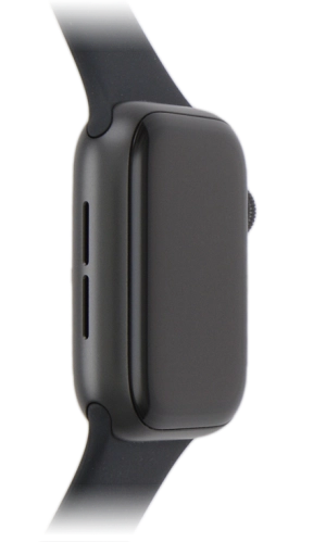 Imagen 3: Vista del lateral izquierdo del Apple Watch Series 6 - DarkGray