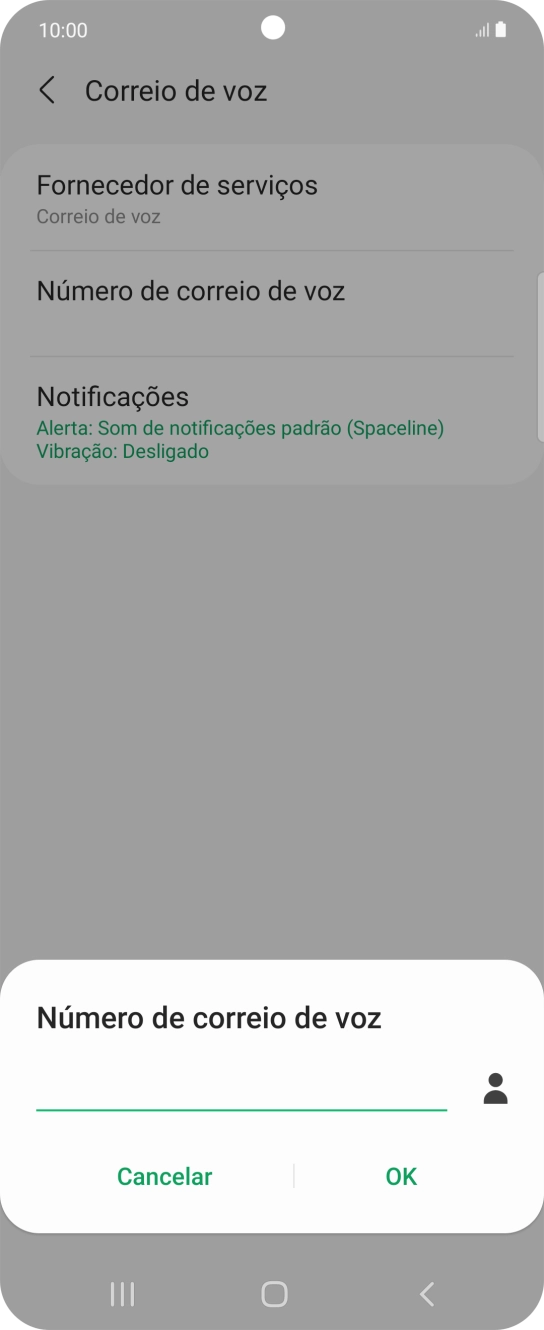 Introduza 123 e prima OK.