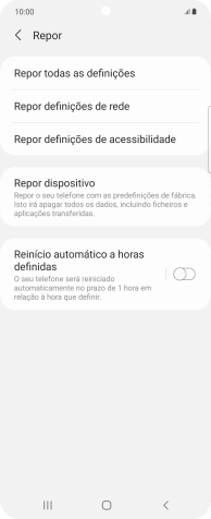 Prima Repor dispositivo.