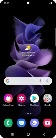 Prima o ícone de telefone.