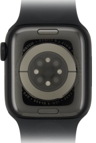 Imagen 2: Vista posterior del Apple Watch Series 8 - Black