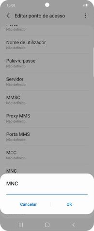 Introduza 01 e prima OK.