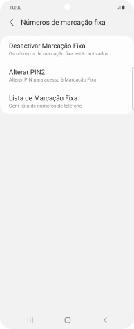 Prima Desactivar Marcação Fixa.