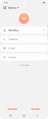 Prima Telefone e introduza o número de telefone pretendido.