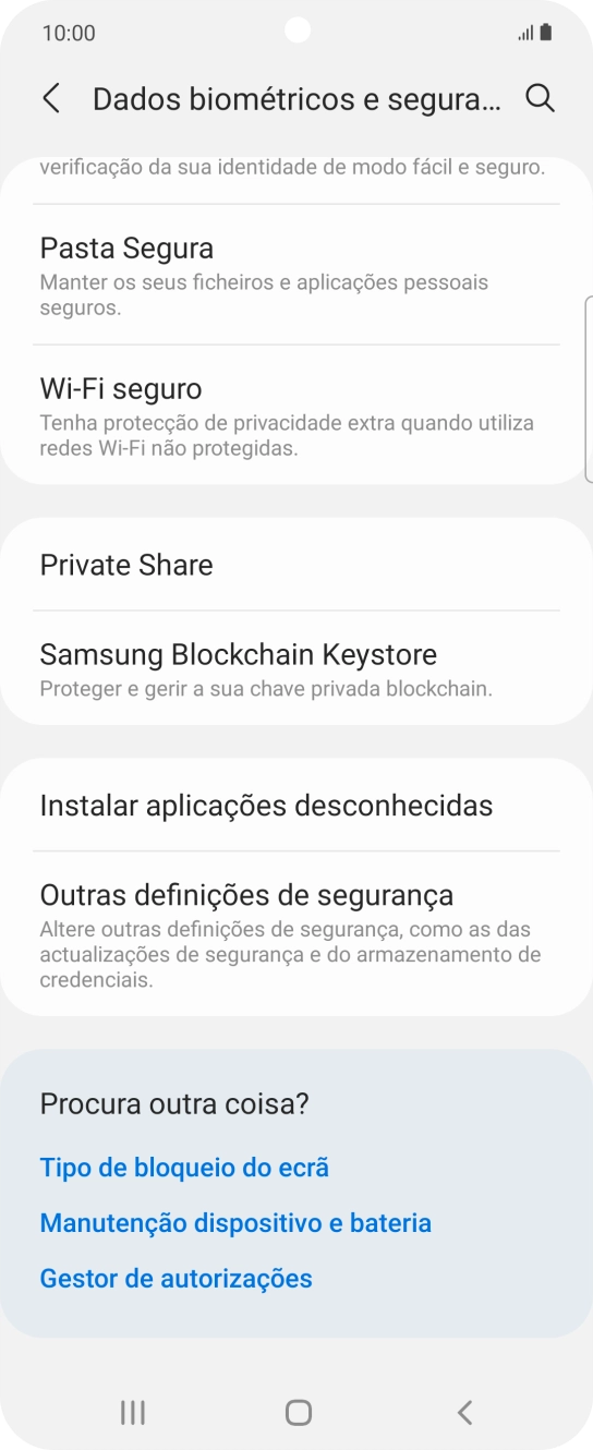 Prima Outras definições de segurança.