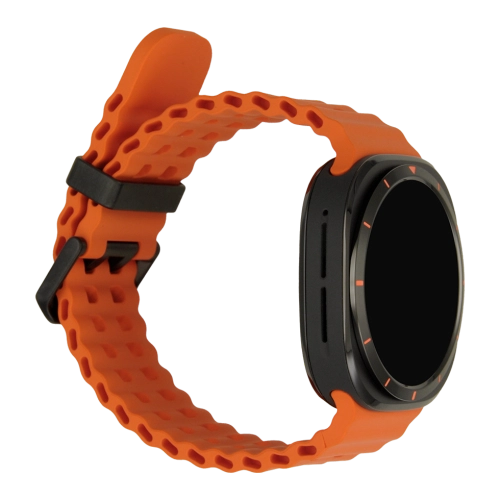 Imagen 3: Vista del lateral izquierdo del Samsung Galaxy Watch Ultra - Red