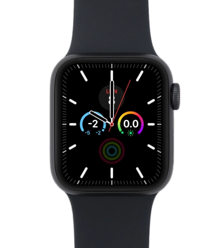 Imagen 1: Vista frontal del Apple Watch Series 6 - DarkGray
