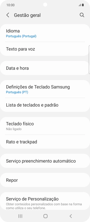 Prima Data e hora.