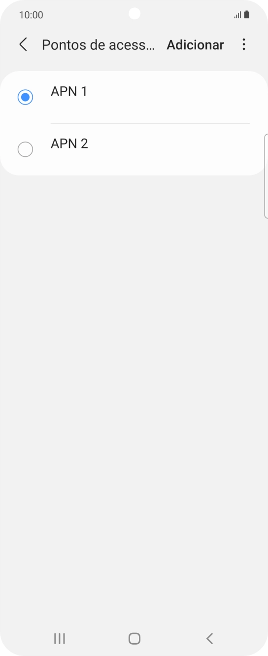 Prima o campo junto à ligação de dados para a ativar.