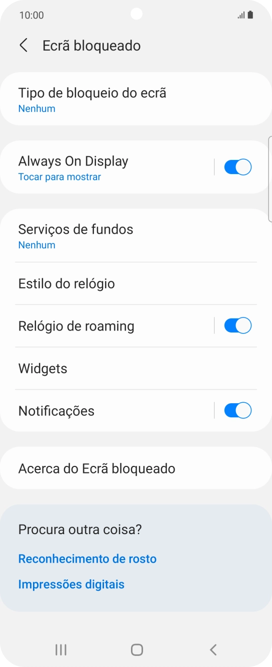 Prima a tecla de início para terminar e voltar ao ecrã inicial.