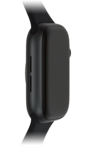 Imagen 3: Vista del lateral izquierdo del Apple Watch Series 4 - Black