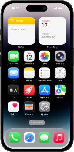 Imagen 1: Vista frontal del Apple iPhone 14 Pro - DarkGray