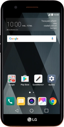 Imagen 1: Vista frontal del LG K10 (2017) - Black