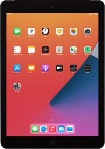 Imagen 1: Vista frontal del Apple iPad (8th Generation) - DarkGray