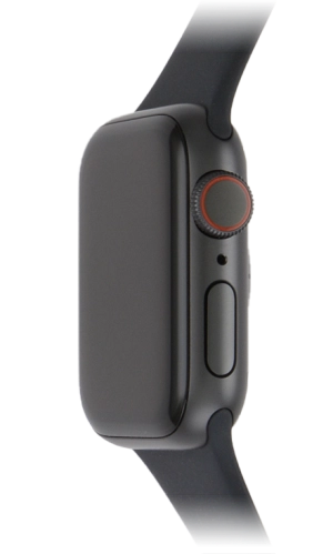 Imagen 4: Vista del lateral derecho del Apple Watch SE - Black