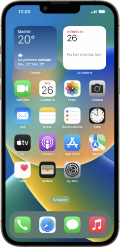 Imagen 1: Vista frontal del Apple iPhone 13 Pro Max - DarkGray