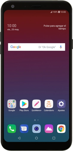 Imagen 1: Vista frontal del LG Q7 - Black