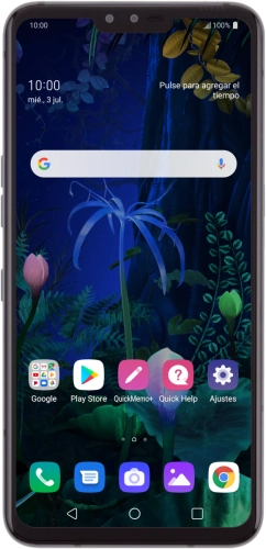Imagen 1: Vista frontal del LG V50 ThinQ 5G - Black