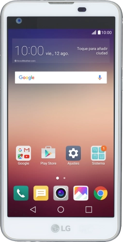 Imagen 1: Vista frontal del LG X screen - Black