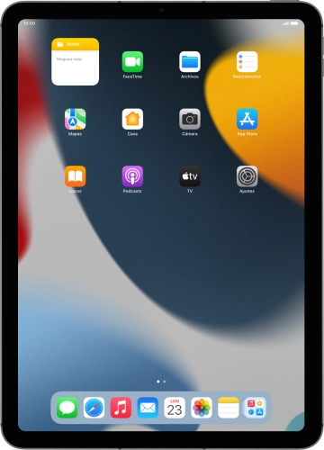 Imagen 1: Vista frontal del Apple iPad Air (2022) - DarkGray