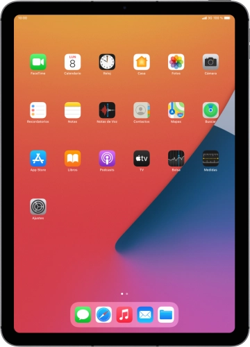 Imagen 1: Vista frontal del Apple iPad Air (2020) - DarkGray