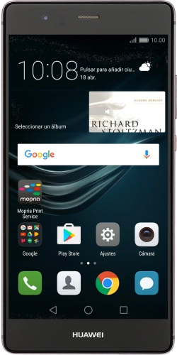 Imagen 1: Vista frontal del Huawei P9 Plus - LightGray