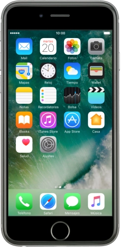 Imagen 1: Vista frontal del Apple iPhone 6s - DarkGray