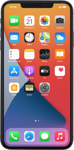 Imagen 1: Vista frontal del Apple iPhone 11 Pro Max - Silver