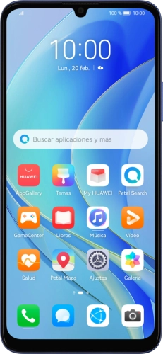 Imagen 1: Vista frontal del Huawei nova Y70 - LightGray