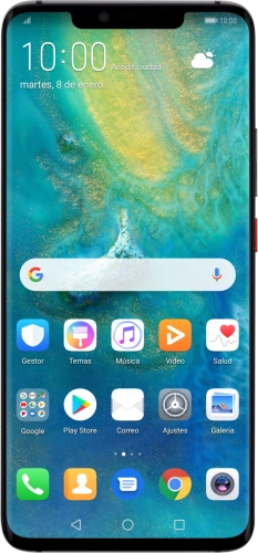Imagen 1: Vista frontal del Huawei Mate 20 Pro - Black