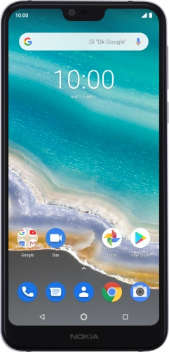 Imagen 1: Vista frontal del Nokia 7.1 - Black