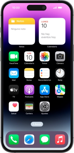 Imagen 1: Vista frontal del Apple iPhone 14 Pro Max - MidnightBlue