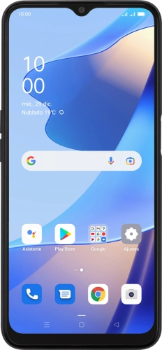 Imagen 1: Vista frontal del OPPO A16s - Black