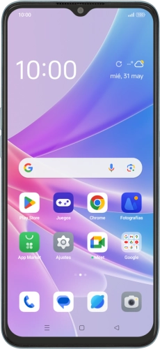 Imagen 1: Vista frontal del OPPO A78 5G - LightSkyBlue